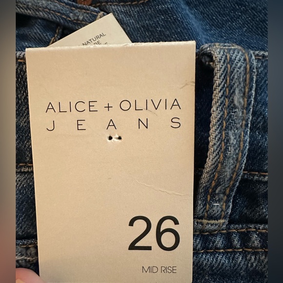 Alice & Olivia Heart Cutout Rhinestone Jeans - Picture 7 of 9